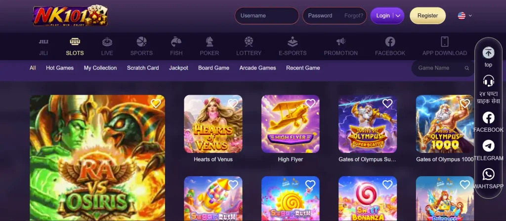 NK101 Slot Games by Theme