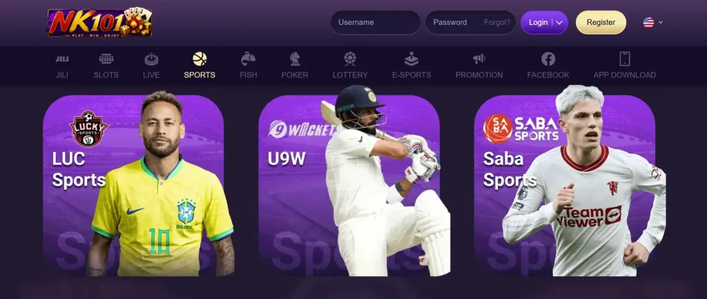 Popular Sports on NK101